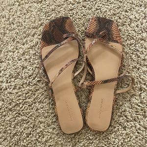 Banana Republic Barely There Sandal - Snakeskin
